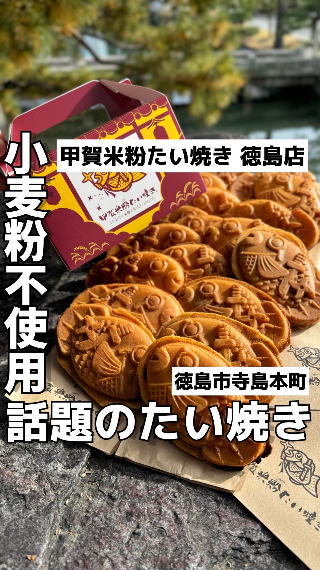 甲賀米粉たい焼き 徳島店